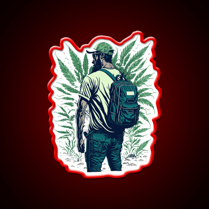 Outdoor Growers Hemp Inspired Green Leaf Led Neon Sign Rgb Color - Shineneon
