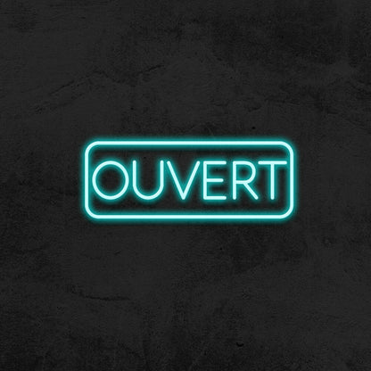 Ouvert Led Neon Sign For French-Speaking Businesses | Shineneon