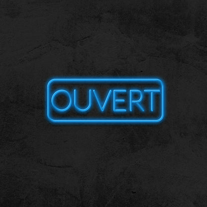 Ouvert Led Neon Sign For French-Speaking Businesses | Shineneon