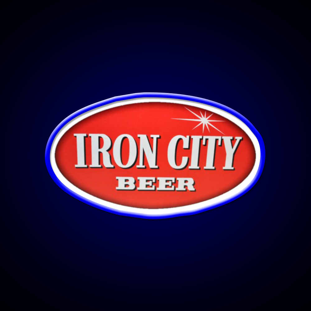 Oval Iron City Beer Bar Decor Led Neon Sign Rgb Color - LED neon sign view 5