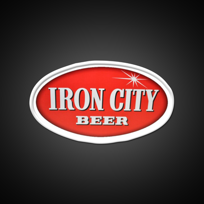 Oval Iron City Beer Bar Decor Led Neon Sign Rgb Color - LED neon sign view 11