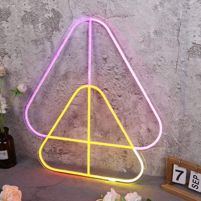 Overlapping Triangles Neon Sign | Shineneon