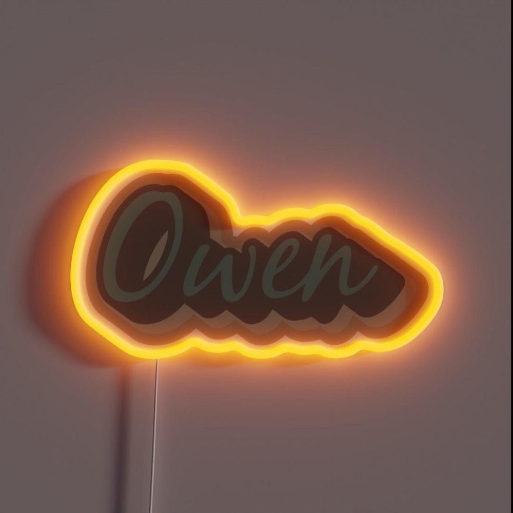 Owen Name Town Rgb Led Neon Sign - Shineneon