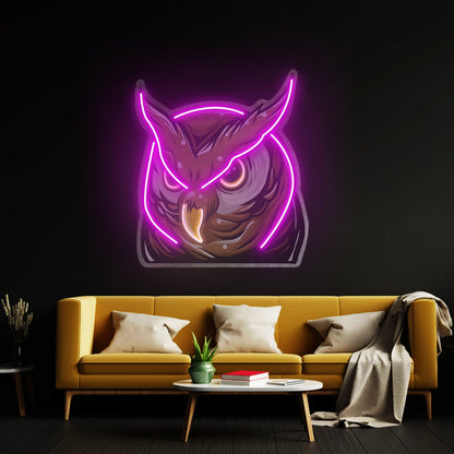 Owl Head Led Neon Sign Light Custom Led Signs - Shineneon