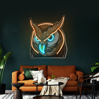 Owl Head Led Neon Sign Light Custom Led Signs - Shineneon