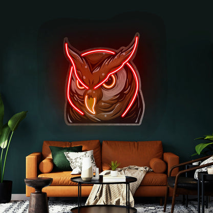 Owl Head Led Neon Sign Light Custom Led Signs - Shineneon