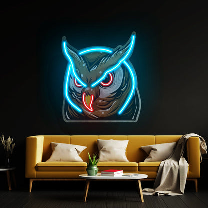 Owl Head Led Neon Sign Light Custom Led Signs - Shineneon