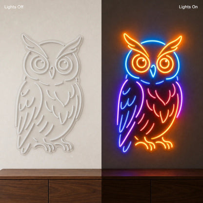Owl LED Neon Sign Garage Man Cave Neon Sign - Shineneon