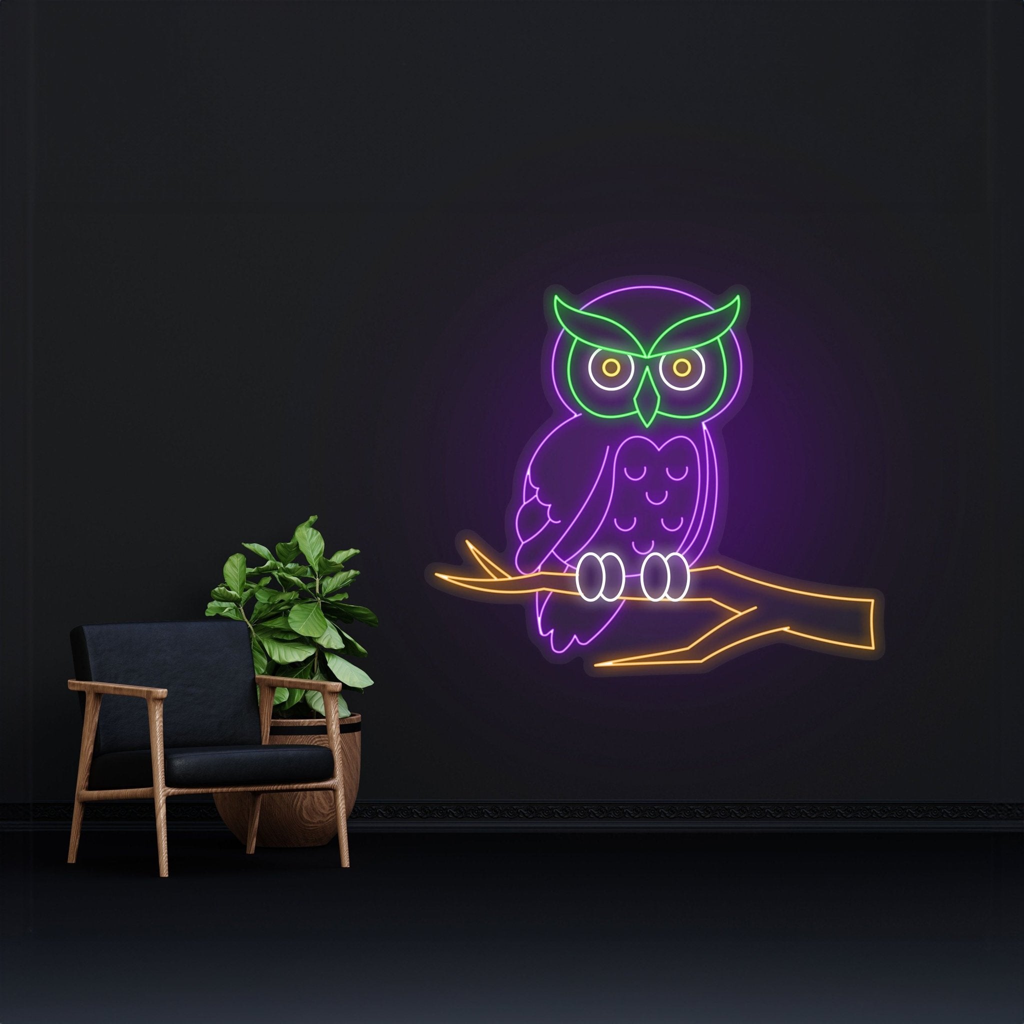 Owl Led Sign - Shineneon