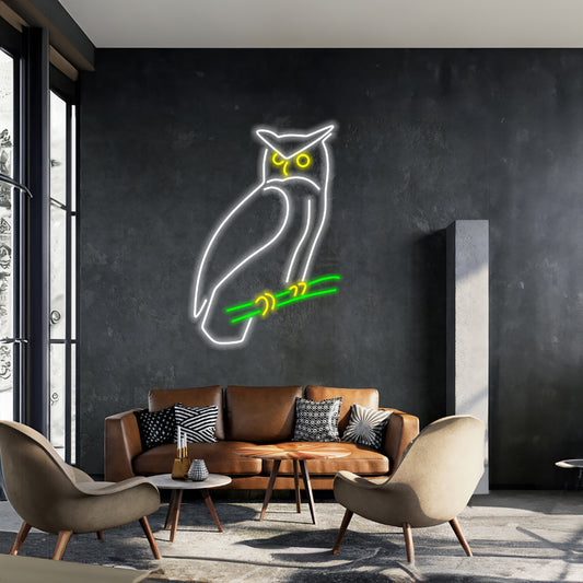 Owl Neon Sign