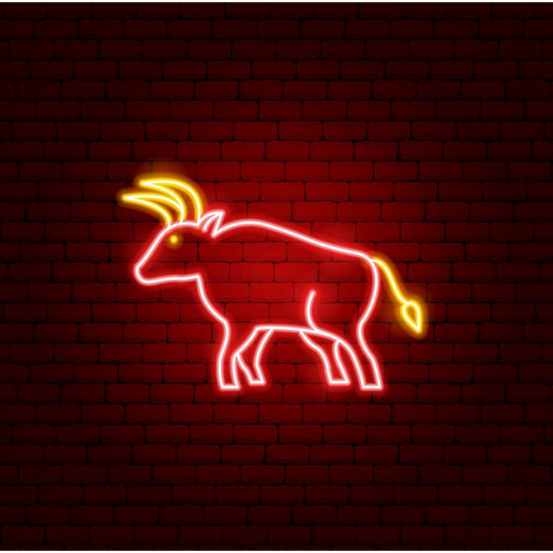 Ox Chinese Zodiac Led Sign Business Neon Sign - Shineneon