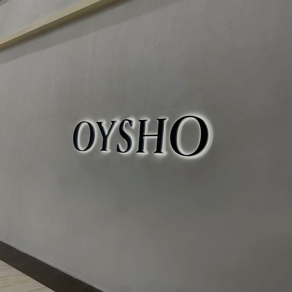 Oysho 3D Backlit Channel Letters Led Light Sign - Shineneon