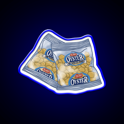 Oyster Crackers Snack Food Led Neon Sign Rgb Color - Shineneon