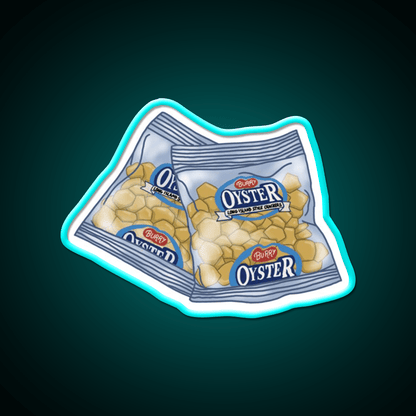 Oyster Crackers Snack Food Led Neon Sign Rgb Color - Shineneon
