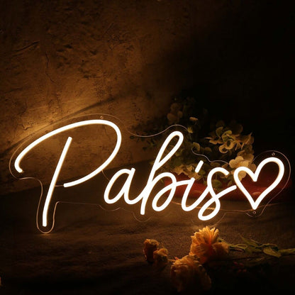 Pabis Yellow Led Neon Sign - Shineneon