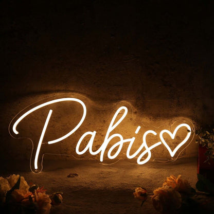 Pabis Yellow Led Neon Sign - Shineneon