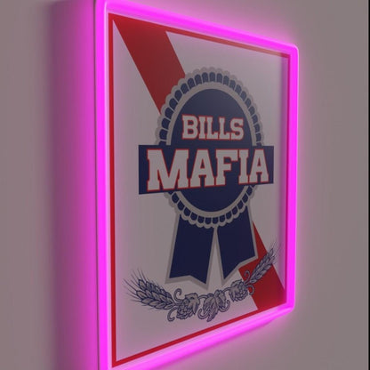 Pabst Bills Mafia Rgb Led Neon Sign - Shineneon