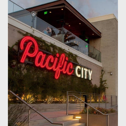 Pacific City 3D Frontlit And Backlit Channel Letter Led Light Sign - Shineneon