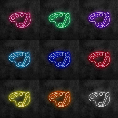 Paint Palette Led Neon Sign | Shineneon