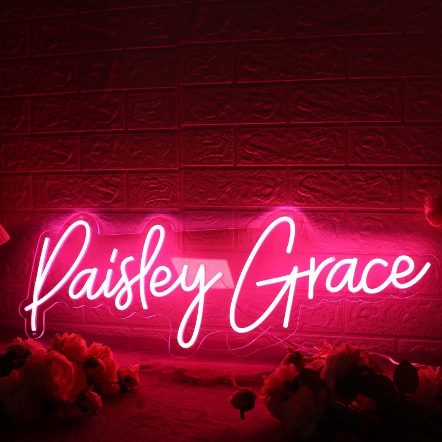 Paisley Grace Red Led Neon Sign - Shineneon
