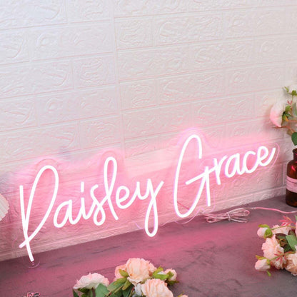 Paisley Grace Red Led Neon Sign - Shineneon
