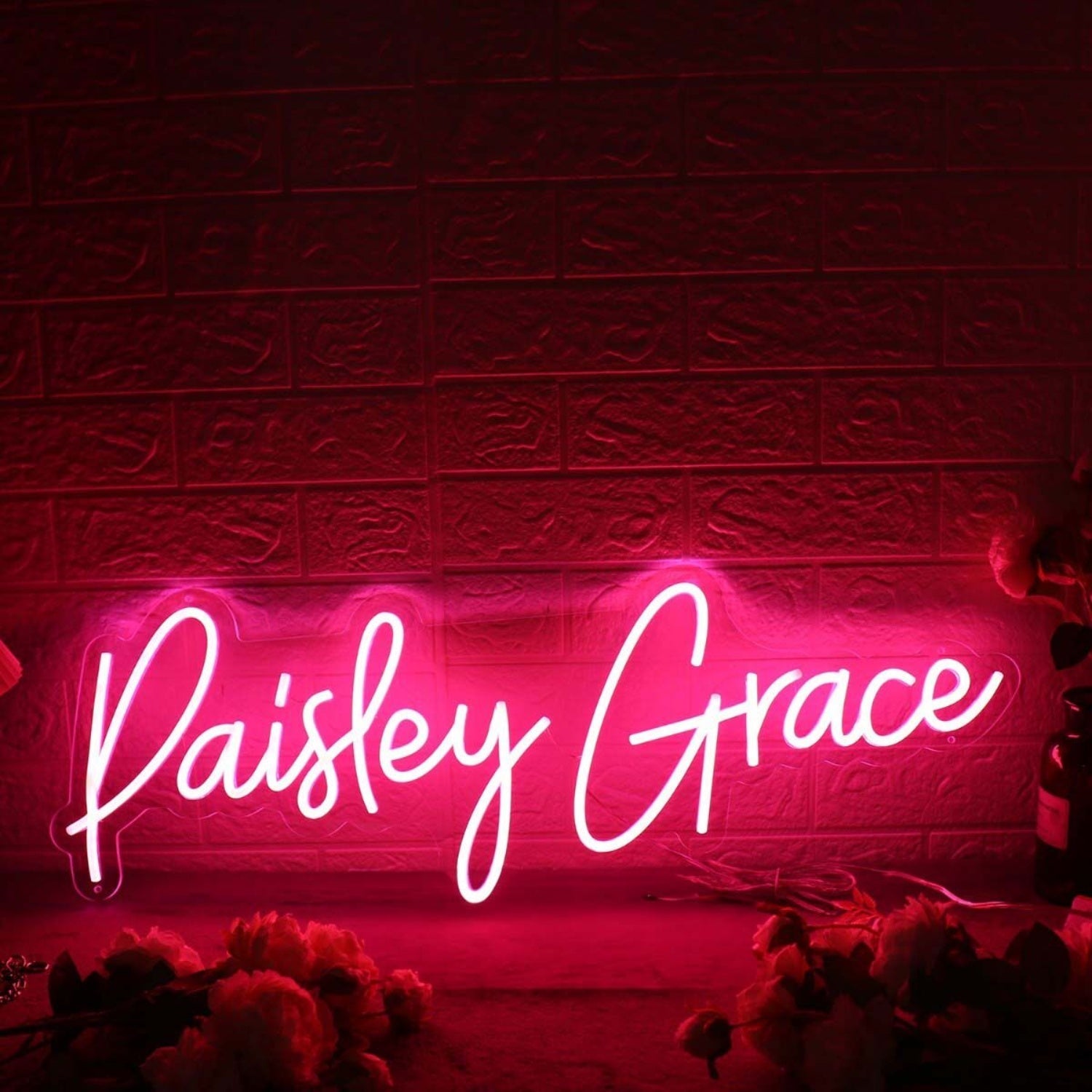 Paisley Grace Red Led Neon Sign - Shineneon