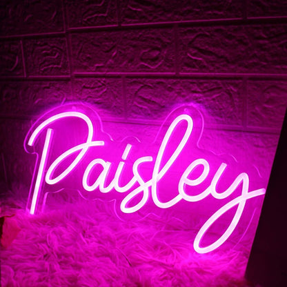 Paisley Pink Led Neon Sign - Shineneon
