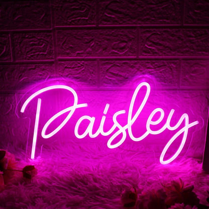 Paisley Pink Led Neon Sign - Shineneon