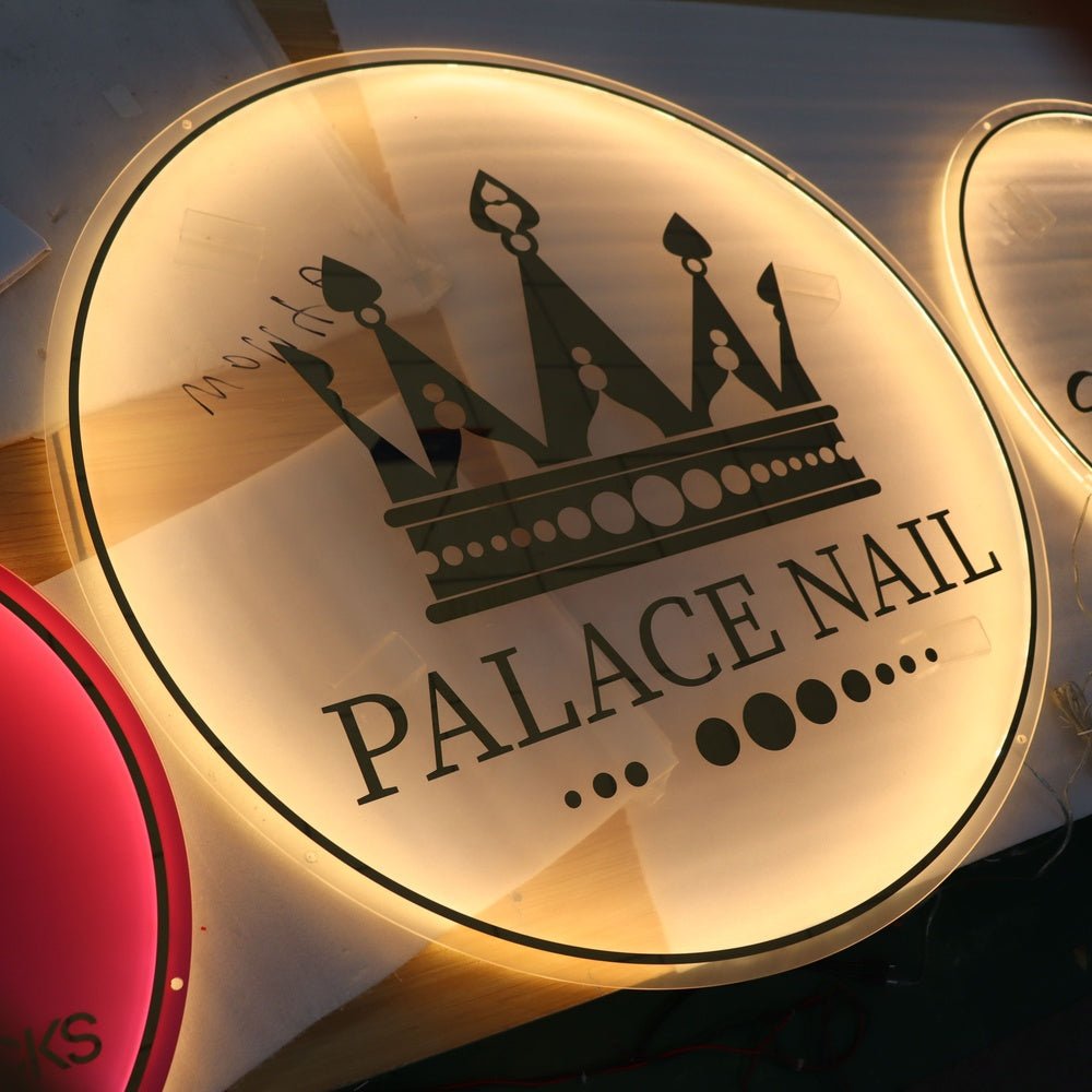 Palace Nail Acrylic Business Logo Sign - Shineneon