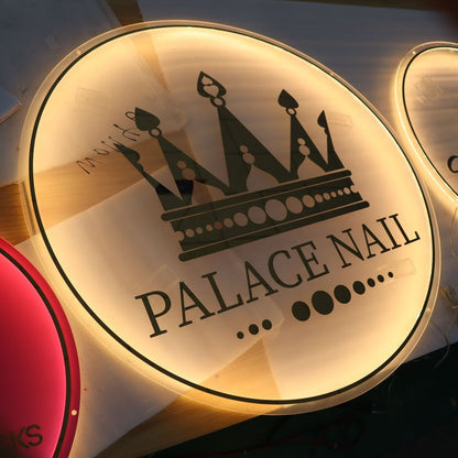 Palace Nail Acrylic Business Logo Sign - Shineneon