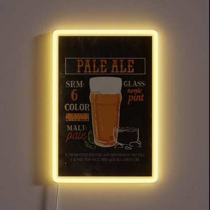 Pale Ale Beer Brewer Brewing Craftbeer Brewery Hop Rgb Led Neon Sign - Shineneon