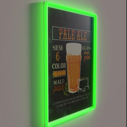 Pale Ale Beer Brewer Brewing Craftbeer Brewery Hop Rgb Led Neon Sign - Shineneon