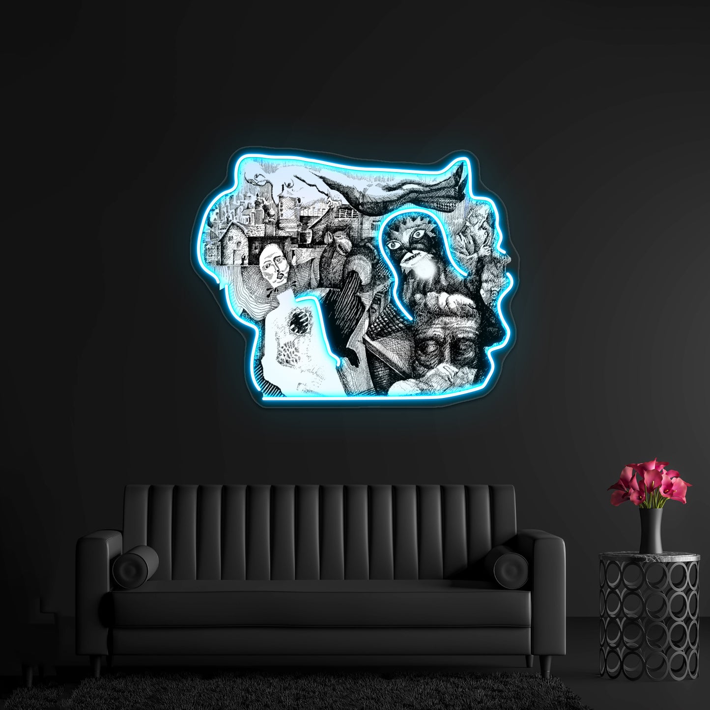 Pale Horses Wall Artwork Neon Signs