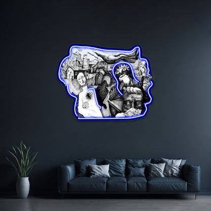 Pale Horses Wall Artwork Neon Signs