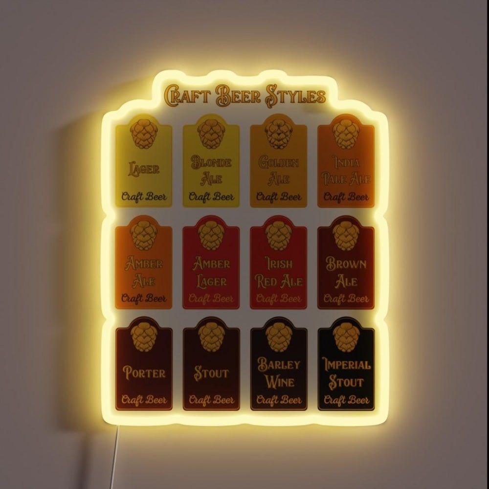 Paleta De Flavors Artesanales Rgb Led Neon Sign - Shineneon