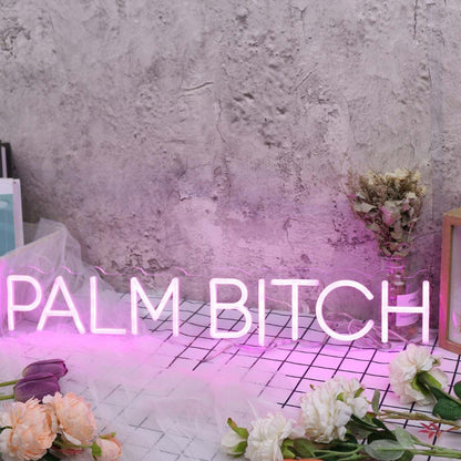 Palm Bich Purple Led Neon Sign - Shineneon