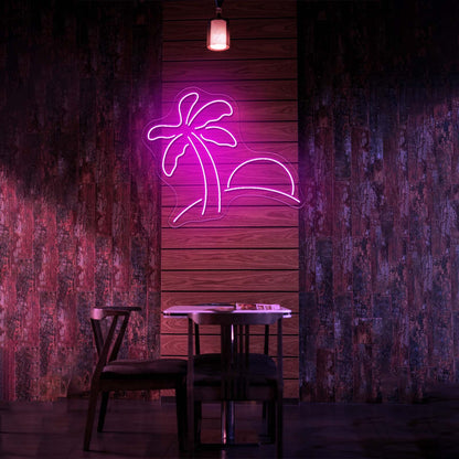 Palm Neon Sign Beach Wall Decor Led Signs - Shineneon