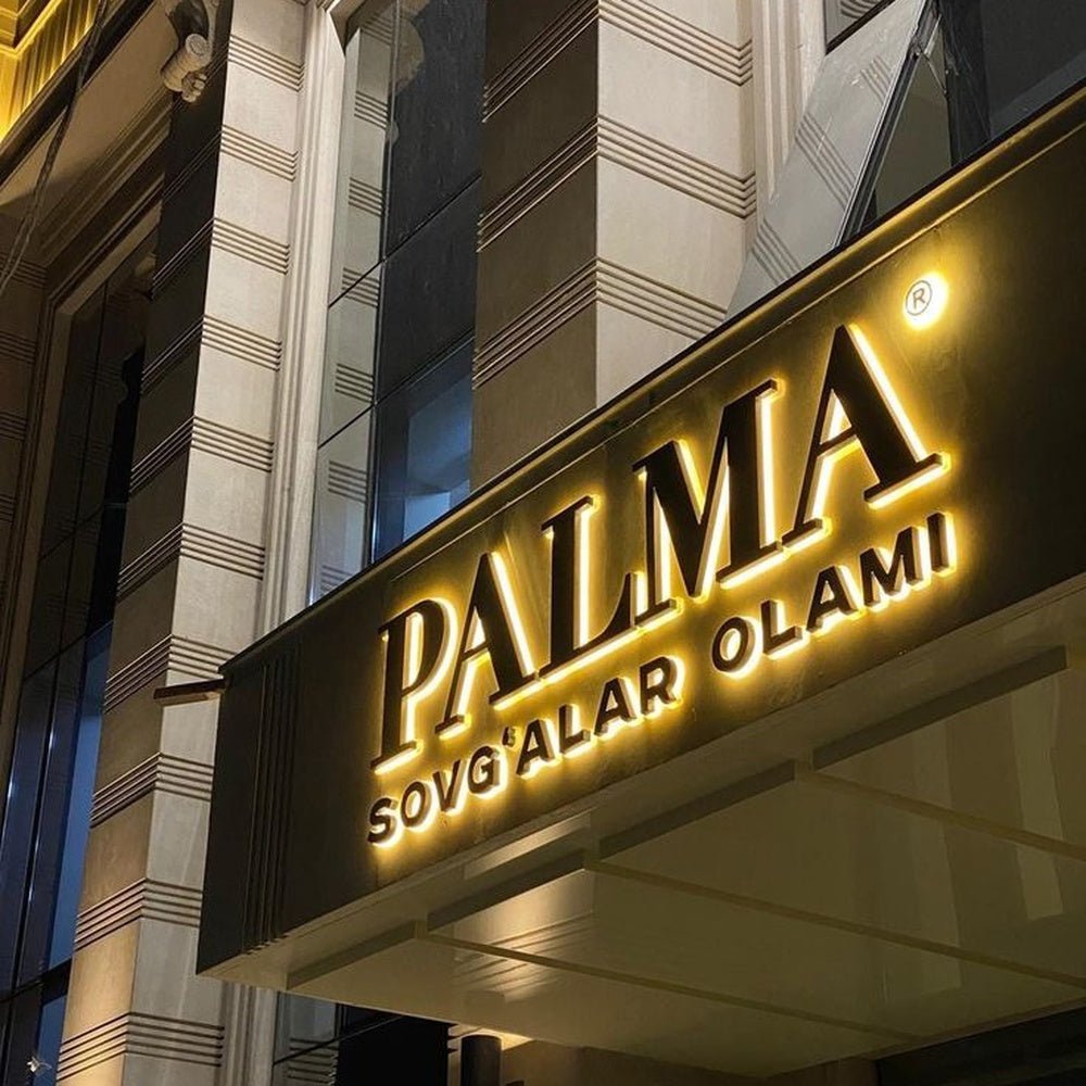 Palma Sovgalar Olami 3D Backlit Channel Letters Led Light Sign - Shineneon