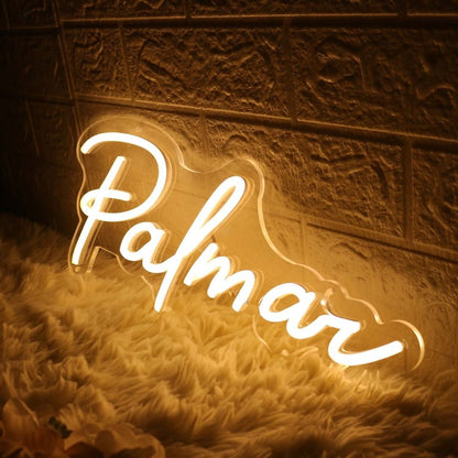 Palmer Yellow Led Neon Sign - Shineneon