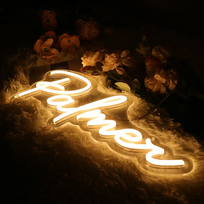 Palmer Yellow Led Neon Sign - Shineneon