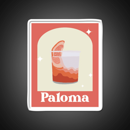 Paloma Cocktail Bar Decor Led Neon Sign Home Bar Decor Rgb Color - Shineneon