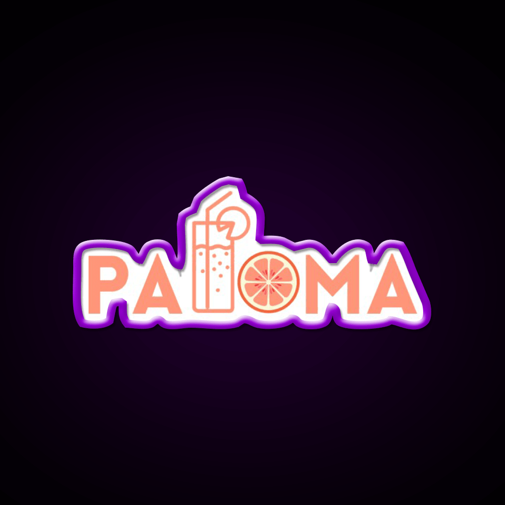 Paloma Cocktail Bar Decor Led Neon Sign Rgb Color - Shineneon
