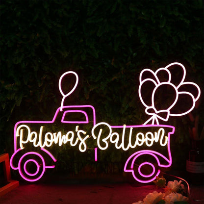 Palowas Balloon Car Led Neon Sign From 30inch - Shineneon