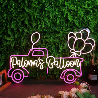 Palowas Balloon Car Led Neon Sign From 30inch - Shineneon