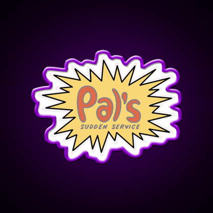 Pals Fast Food Led Neon Sign For Burger Place Rgb Color - Shineneon
