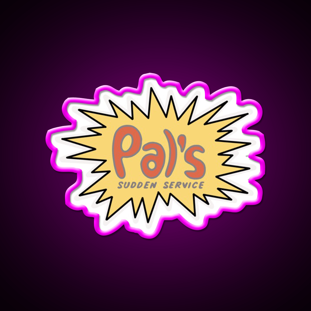 Pals Fast Food Led Neon Sign For Burger Place Rgb Color - Shineneon