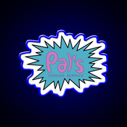 Pals Fast Food Led Neon Sign For Burger Place Wall Art Rgb Color - Shineneon