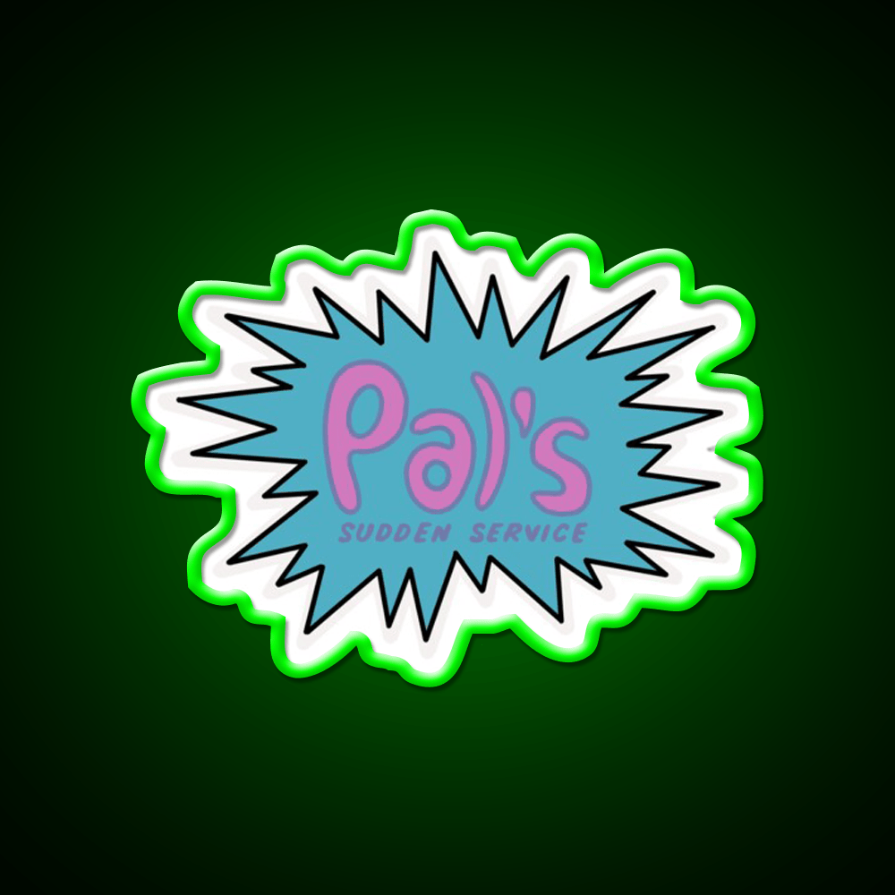 Pals Fast Food Led Neon Sign For Burger Place Wall Art Rgb Color - Shineneon
