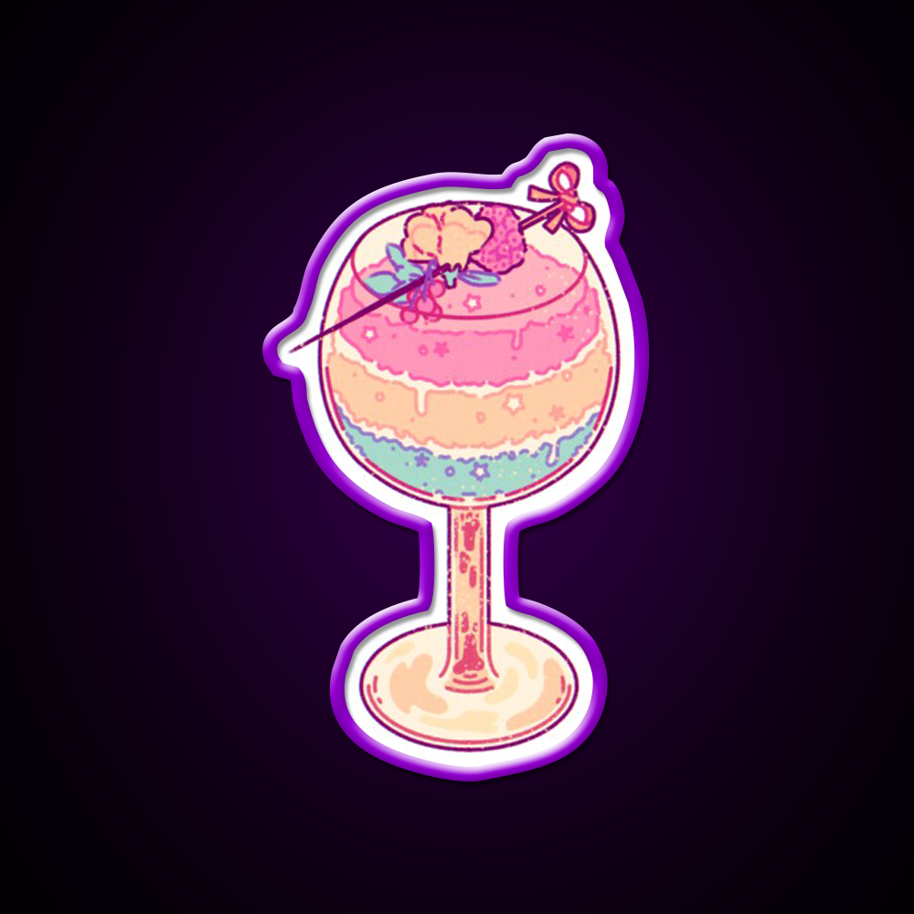 Pan Cocktail Bar Decor Led Neon Sign Rgb Color - LED neon sign view 9