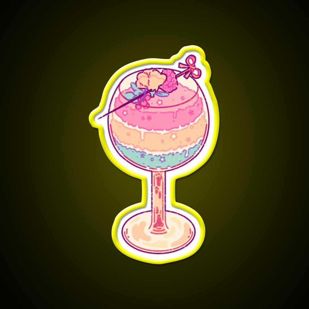 Pan Cocktail Bar Decor Led Neon Sign Rgb Color - LED neon sign view 7